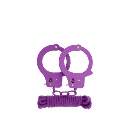 Catuse metalice si Franghie Bondage Purple Love – Catuse –