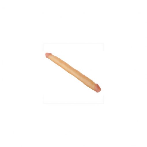 Dildo dublu 45 – natural – Dildo Dublu –