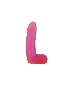 Dildo realist cu testicule Xskin 6 roz - Dildo Realistic -