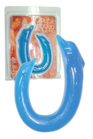 Double Ended Dolphin - Clear Blue - Dildouri -