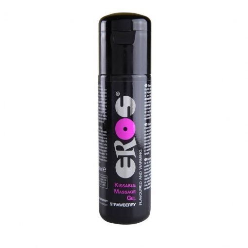 Gel pentru masaj Eros Kissable 100 ml cu capsuni – Masaj Erotic –