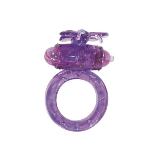 Inel Flutter Ring cu vibratii Mov – Inele Stimulatoare –