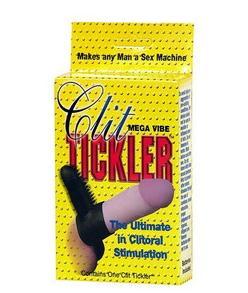 Inel erectie vibrator Clit Tickler cu stimulare clitoridiana - Erectii Puternice -