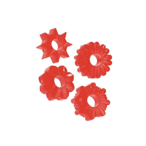 Inele pentru Penis Basic Essentials rosii – Inele Stimulatoare – Inele pentru Penis Basic Essentials rosii – Inele Stimulatoare –