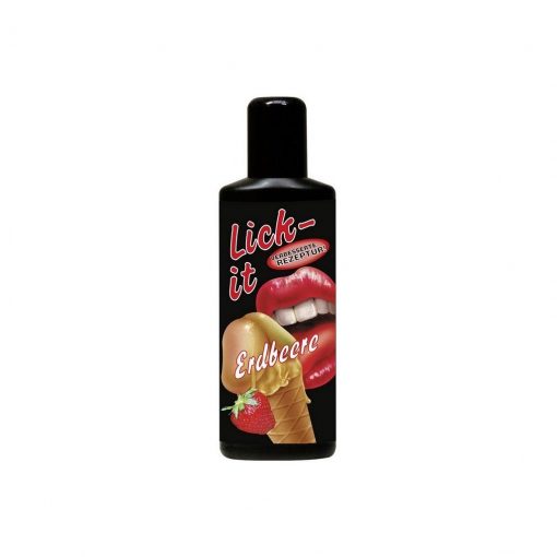 Lubrifiant Lick-It 50ml de capsuni – Lubrifianti pe baza de Apa –