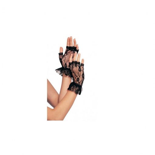 Manusi Fingerless – negre – Manusi Sexy –