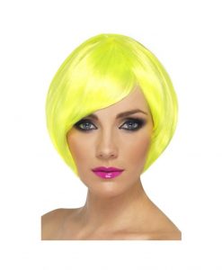 Peruca Babe galben neon - Peruci -