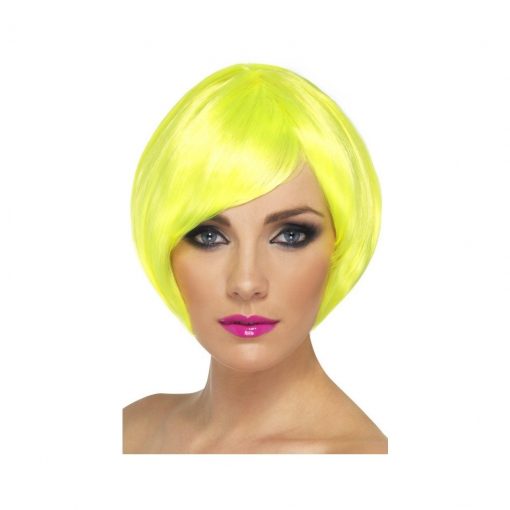 Peruca Babe galben neon – Peruci –