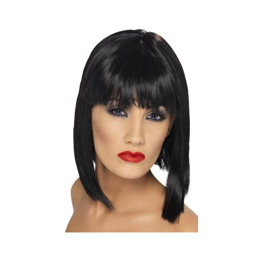 Peruca Glam bruneta – Accesorii Halloween –