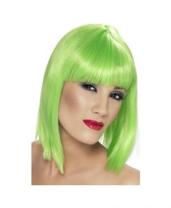 Peruca Glam verde neon - Peruci -