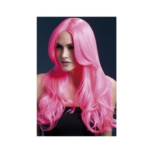 Peruca Khloe roz neon – Peruci –