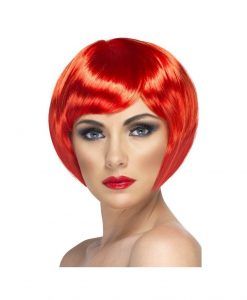 Peruca scurta Bob rosie - Peruci -