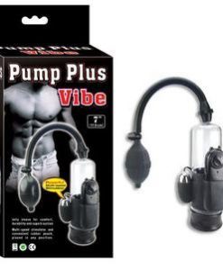 Pompa cu vid Plus Vibe cu vibratii pentru marirea penisului