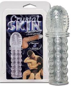 Prelungitor Penis Crystal Skin PenisHulle Sleeve - Inele-Mansoane-Prelungitoare -