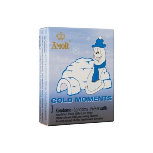 Prezervative Amor Cold Moments 3buc – Prezervative –