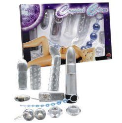 SET VIBRATOARE CRYSTAL CLEAR - Vibratoare de Lux -
