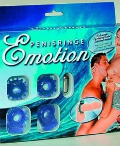 Set Inele Erectie cu Vibratie Penis Emotion Penisringset