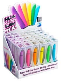 Set vibratoare Neon Luv Touch Bullet XL - Oua Vibratoare -