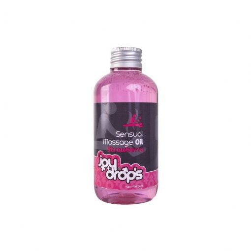 Ulei de masaj Joy Drops Sensual cu aroma de capsuni 250ml – Masaj Erotic –