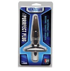 Vibrator Anal Purrfect Plug - Smoke - Vibratoare de Lux -