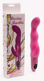 Vibrator Desire Barbie cu stimulare clitoridiana - Vibratoare de Lux -