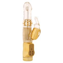 Vibrator Precious Gold The Ultimate Rabbit - Vibratoare de Lux -