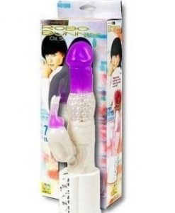 Vibrator Robo Bunny pentru stimulare vaginala si clitoridiana