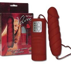 Vibrator Velvet Red Swirl - VIBRATOARE PUNCTUL G -