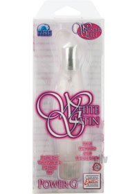 Vibrator WHITE SATIN POWER G - Vibratoare de Lux -