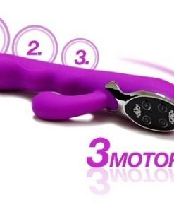 Vibrator cu stimulare vaginala si clitoridiana PRETTY LOVE PASSION - Vibratoare de Lux -