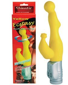 Yellow Ecstasy Waterproof Silicone Vibe - VIBRATOARE CLITORIS -